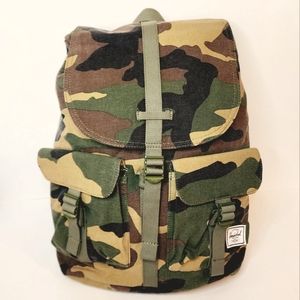 Herschel Supply Co Dawson Woodland Camo Backpack New